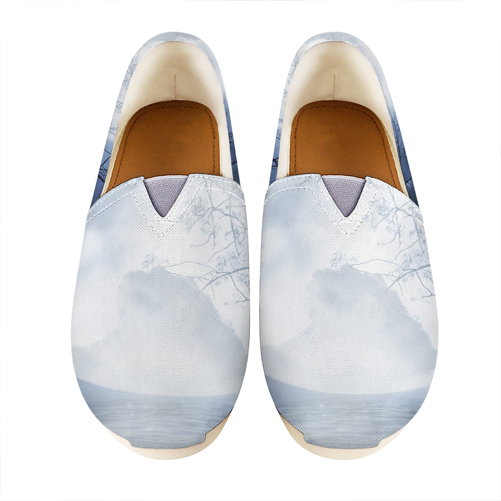 Halloween Moonlight Print Casual Shoes