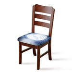 Halloween Moonlight Print Chair Cushion Cover