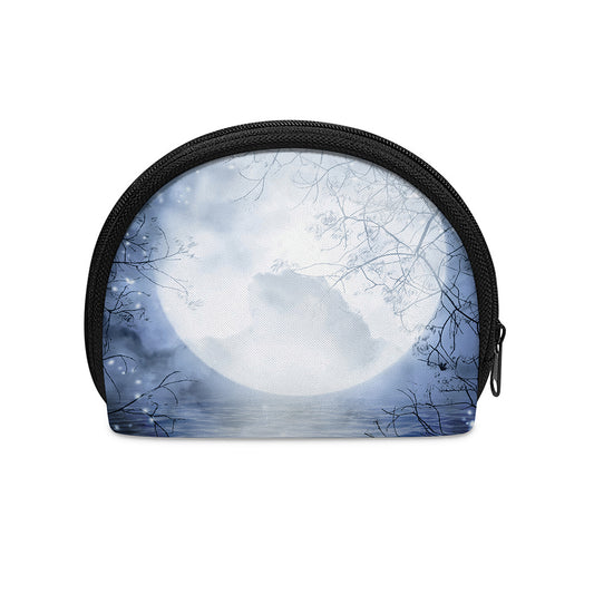 Halloween Moonlight Print Coin Purse