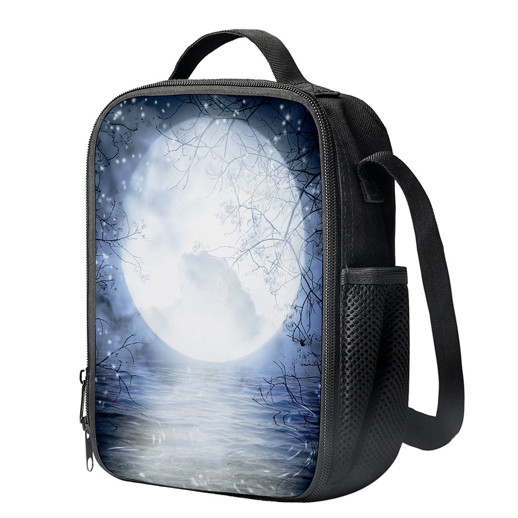 Halloween Moonlight Print Crossbody Lunch Bag