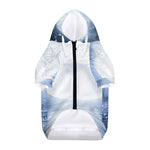 Halloween Moonlight Print Dog Zip Up Hoodie