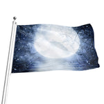 Halloween Moonlight Print Flag