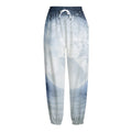 Halloween Moonlight Print Fleece Lined Knit Pants