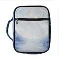 Halloween Moonlight Print Front Pocket Bible Bag