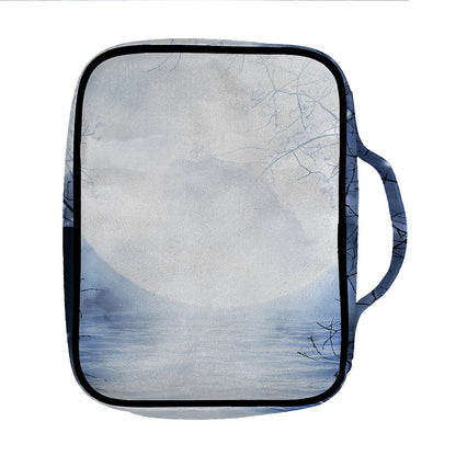 Halloween Moonlight Print Front Pocket Bible Bag