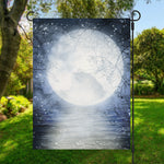 Halloween Moonlight Print Garden Flag