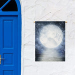 Halloween Moonlight Print Garden Flag