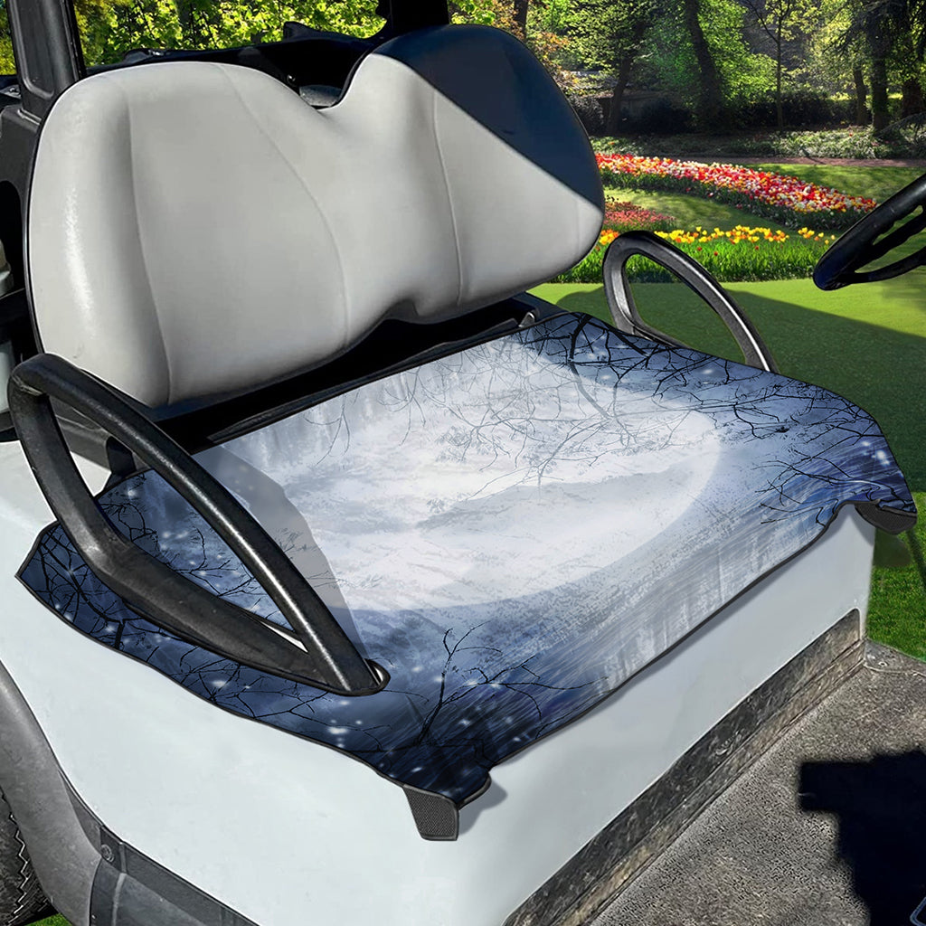 Halloween Moonlight Print Golf Cart Seat Cover