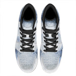 Halloween Moonlight Print High Top Leather Sneakers