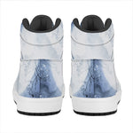 Halloween Moonlight Print High Top Leather Sneakers