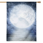 Halloween Moonlight Print House Flag