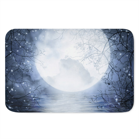 Halloween Moonlight Print Indoor Door Mat