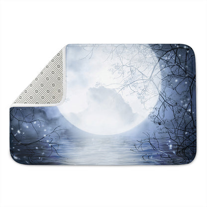 Halloween Moonlight Print Indoor Door Mat