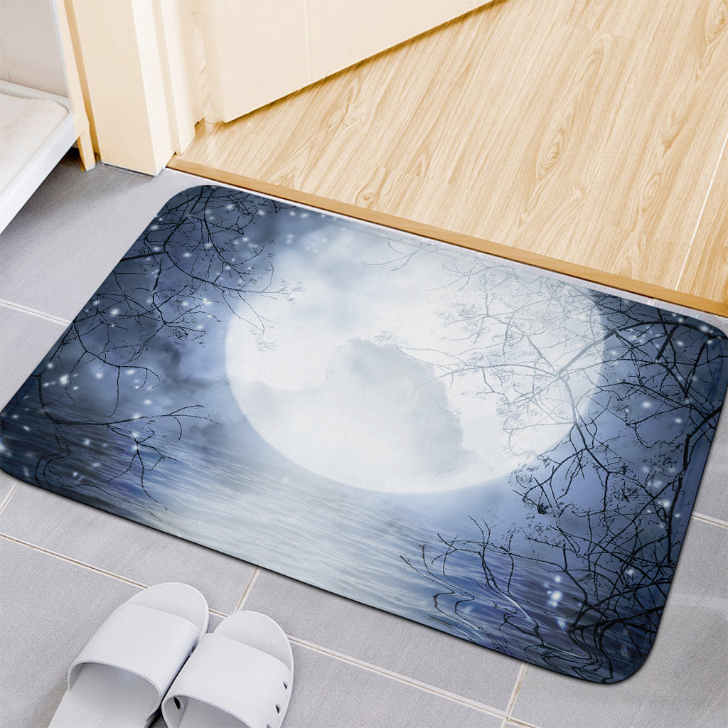 Halloween Moonlight Print Indoor Door Mat