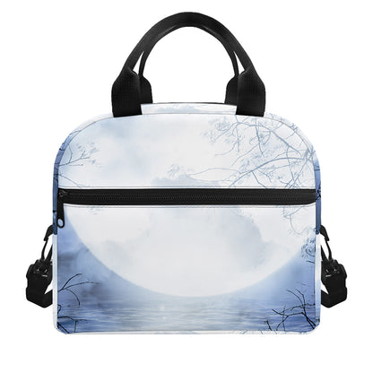 Halloween Moonlight Print Insulated Lunch Bag