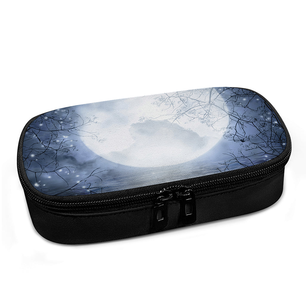Halloween Moonlight Print Insulin Cooler Travel Case