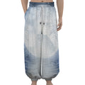 Halloween Moonlight Print Lantern Pants