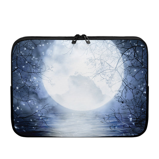 Halloween Moonlight Print Laptop Sleeve