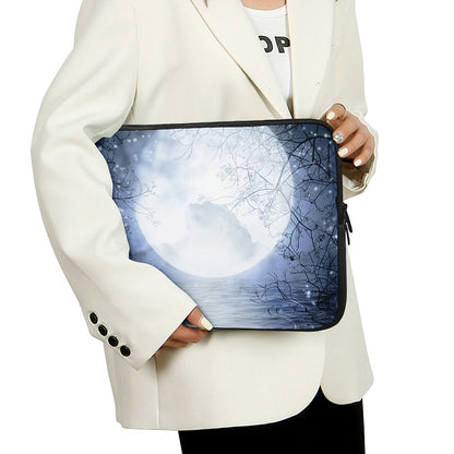 Halloween Moonlight Print Laptop Sleeve