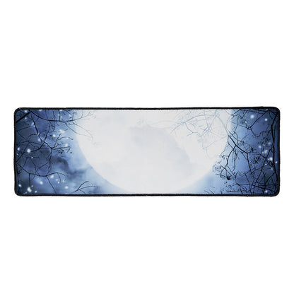Halloween Moonlight Print Long Kitchen Mat