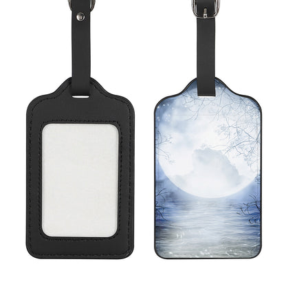 Halloween Moonlight Print Luggage Tag