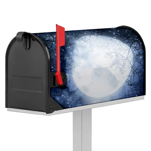 Halloween Moonlight Print Mailbox Cover