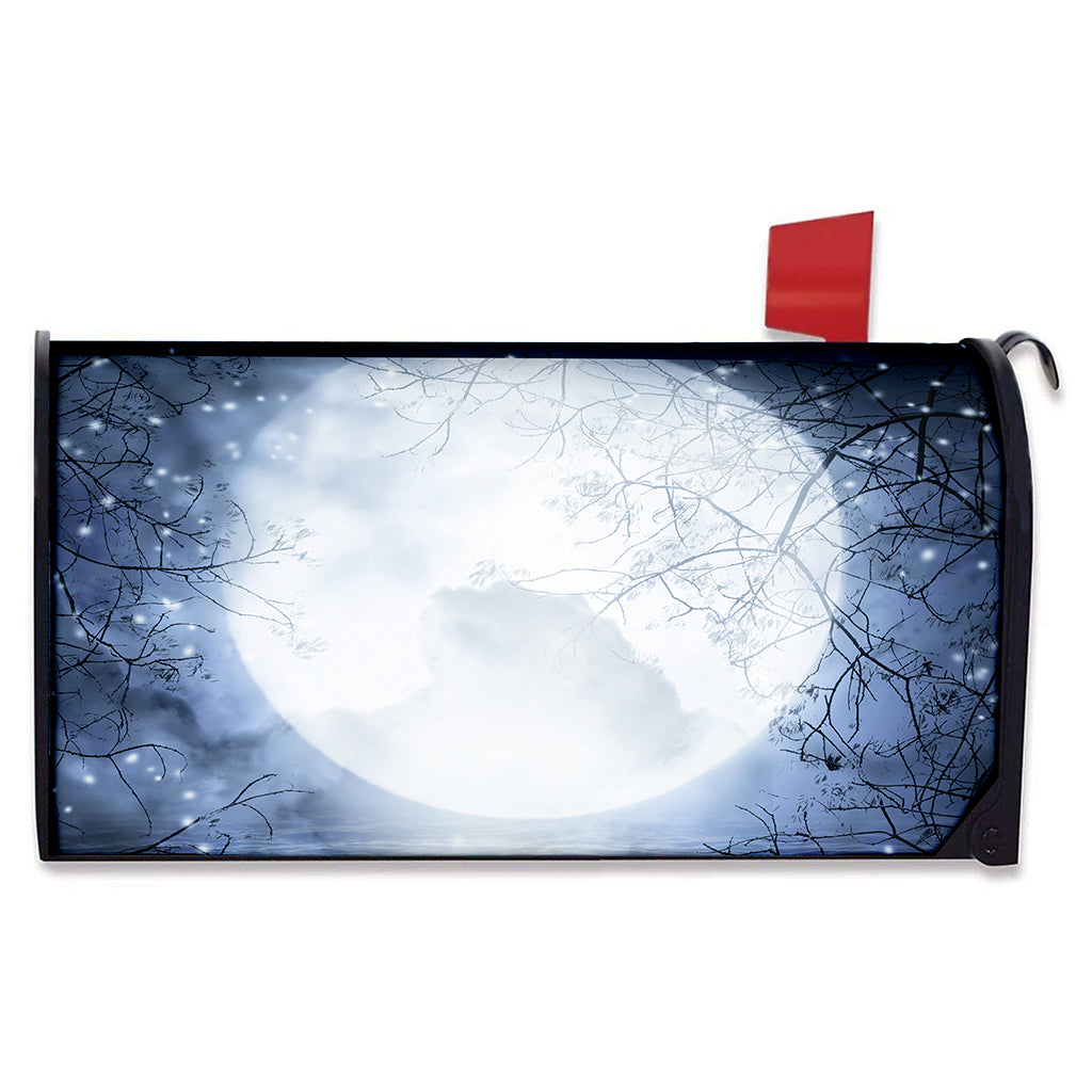 Halloween Moonlight Print Mailbox Cover