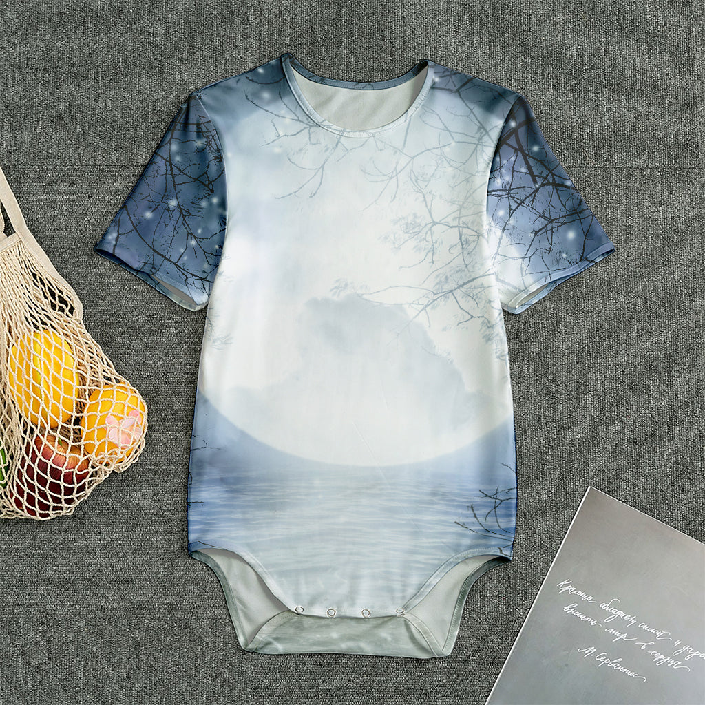 Halloween Moonlight Print Men's Bodysuit