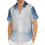 Halloween Moonlight Print Men's Deep V-Neck Shirt