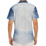 Halloween Moonlight Print Men's Deep V-Neck Shirt