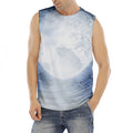 Halloween Moonlight Print Men's Fitness Tank Top