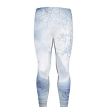 Halloween Moonlight Print Men's leggings