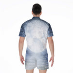 Halloween Moonlight Print Men's Rompers