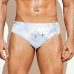 Halloween Moonlight Print Men's Swim Briefs