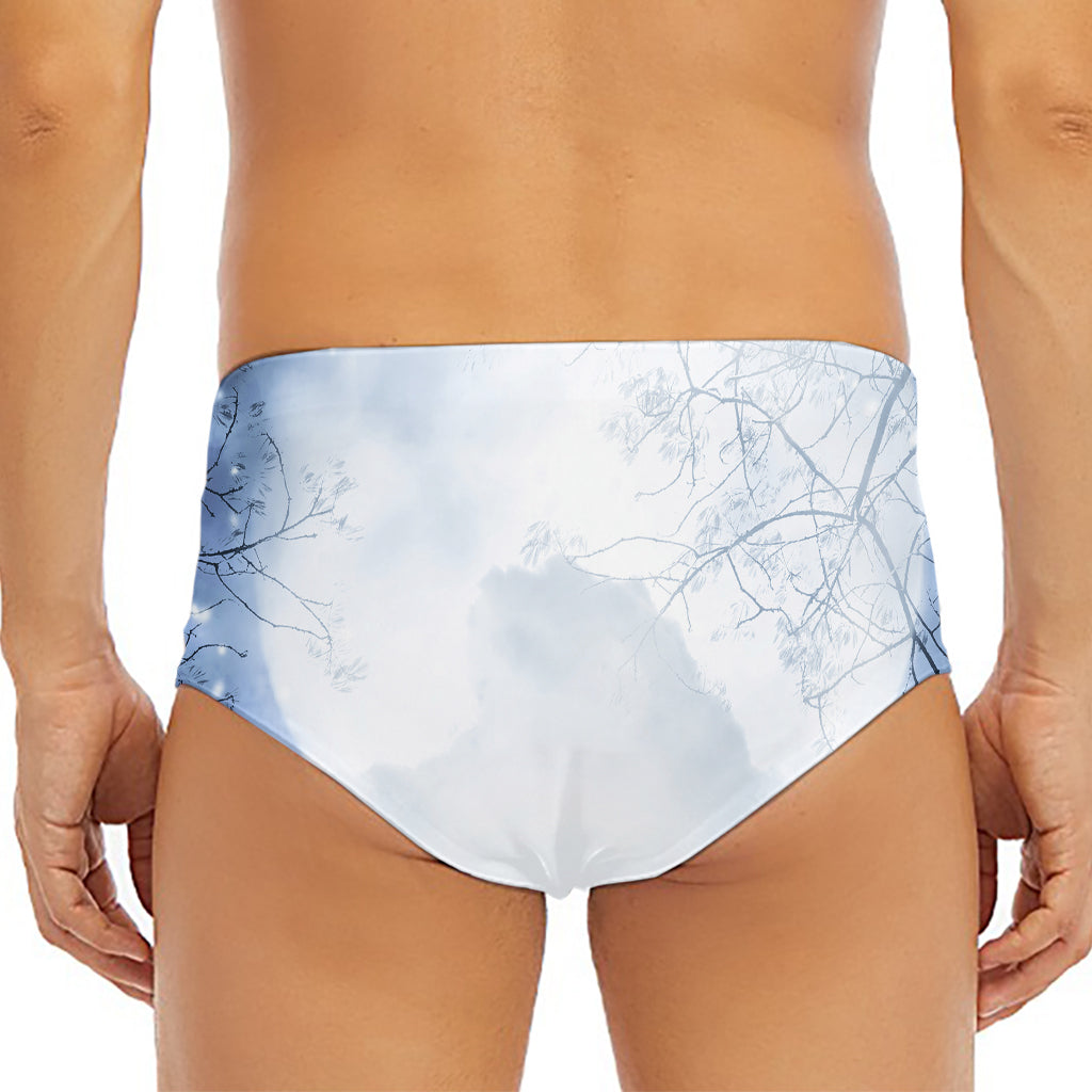Halloween Moonlight Print Men's Triangle Swim Briefs