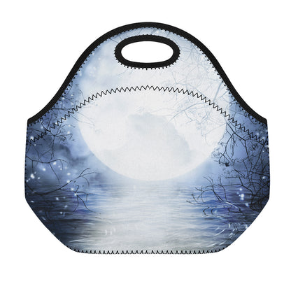 Halloween Moonlight Print Neoprene Lunch Bag
