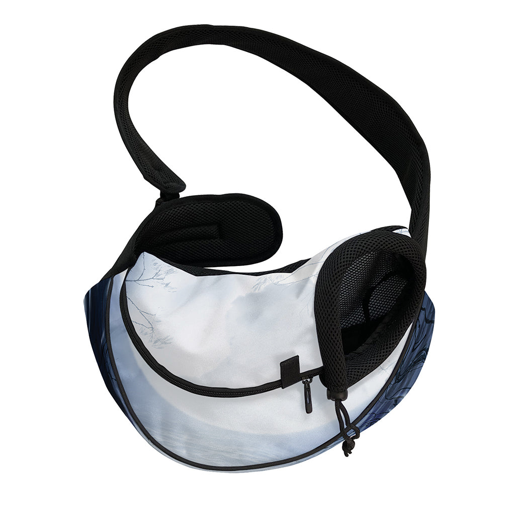 Halloween Moonlight Print Pet Sling Carrier
