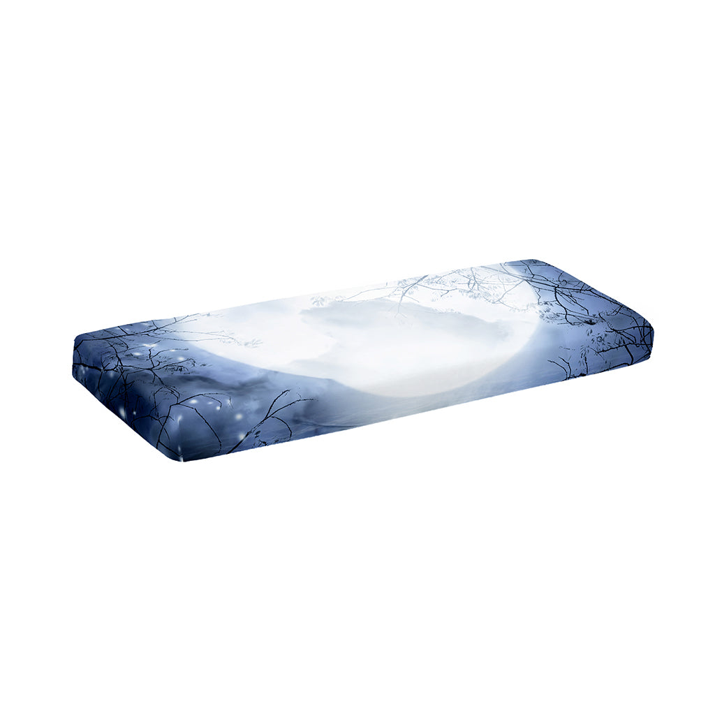 Halloween Moonlight Print Piano Keyboard Cover