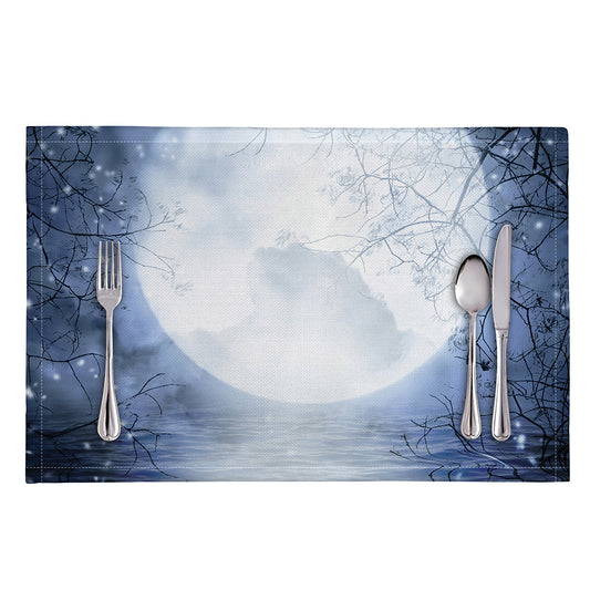 Halloween Moonlight Print Placemat