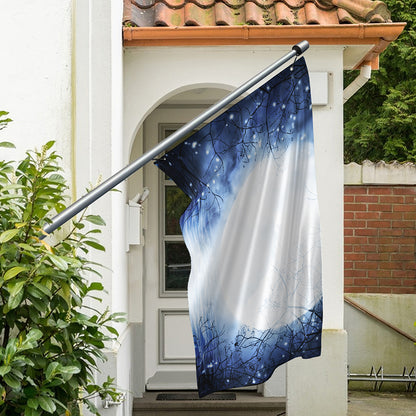 Halloween Moonlight Print Polyester Flag