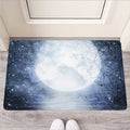 Halloween Moonlight Print Rubber Doormat