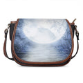Halloween Moonlight Print Saddle Bag