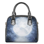 Halloween Moonlight Print Shoulder Handbag