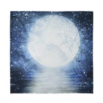 Halloween Moonlight Print Silk Bandana