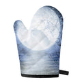 Halloween Moonlight Print Single Oven Mitt