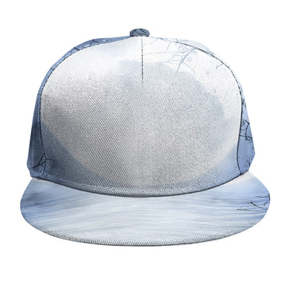Halloween Moonlight Print Snapback Cap