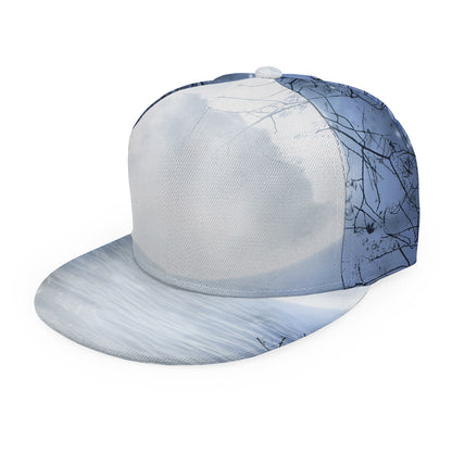 Halloween Moonlight Print Snapback Cap