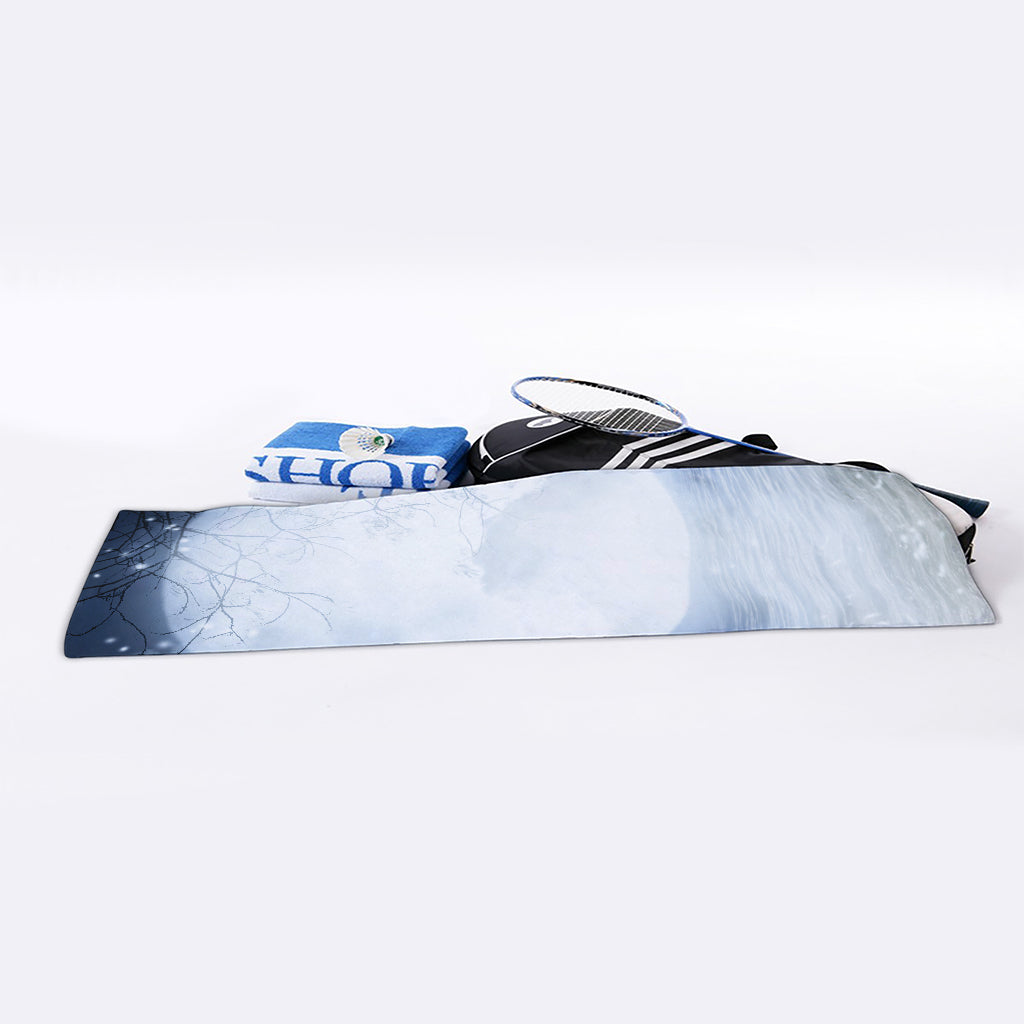 Halloween Moonlight Print Sports Towel