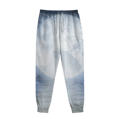 Halloween Moonlight Print Sweatpants