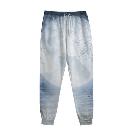 Halloween Moonlight Print Sweatpants